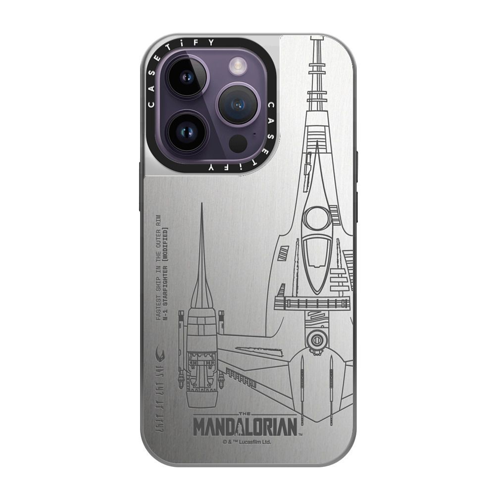 CASETiFY x Mandalorian iPhone 14 Pro Airplane Case (AL Plate) CASETiFY