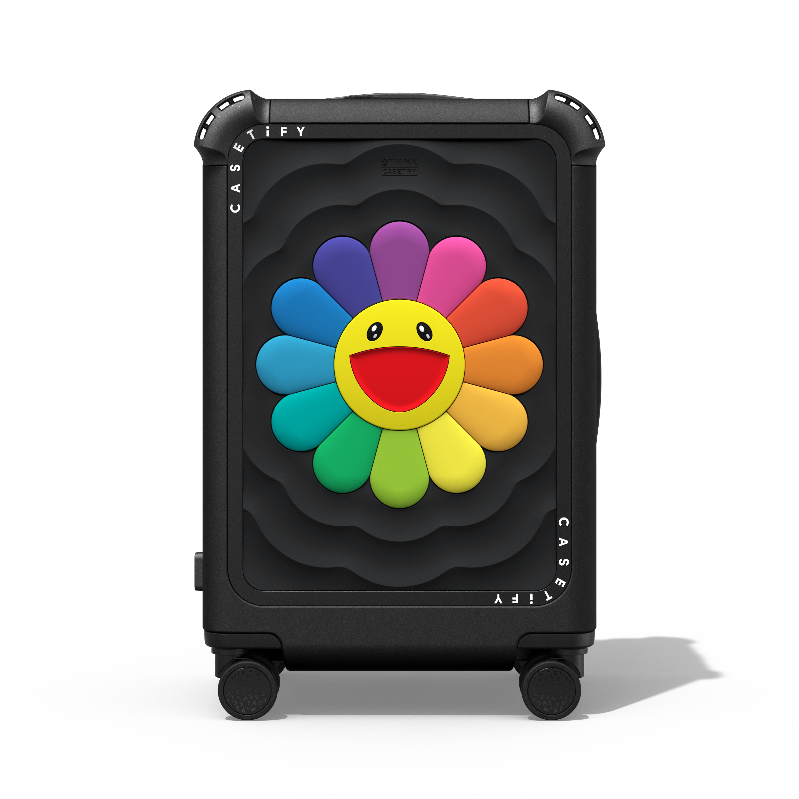 FLOWERS (RAINBOW) RIPPLE CARRY-ON SUITCASE – CASETiFY